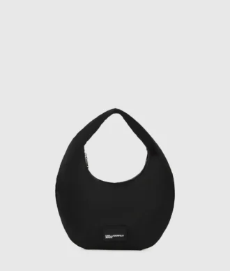 Glansfuld nylon skuldertaske
