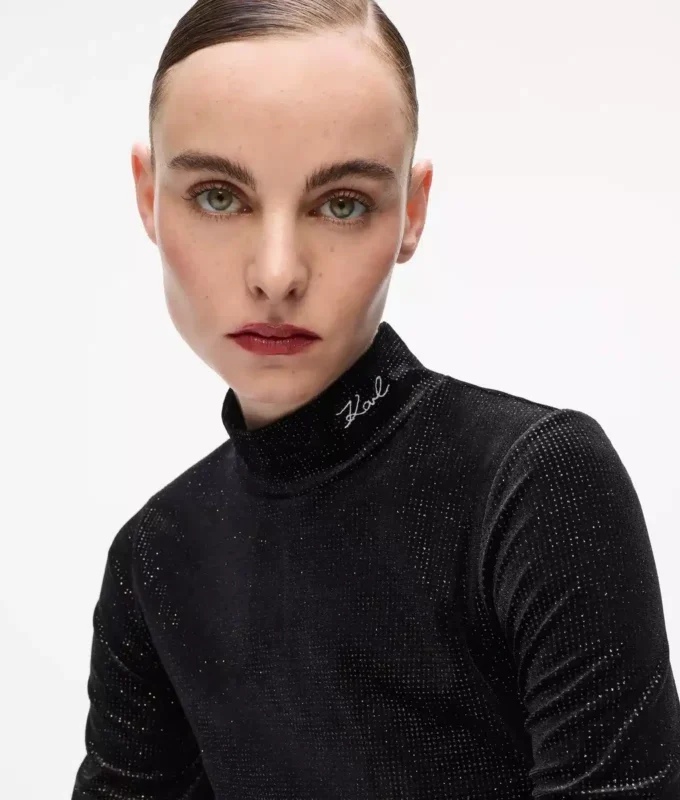 Glitrende fløjlstop
