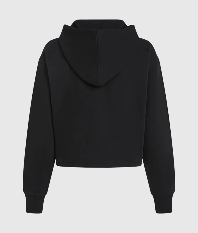 Hættetrøje med monogram og nitter