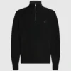 Halvzip-rullekravesweater