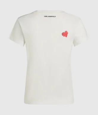 Hjerter V-hals T-shirt