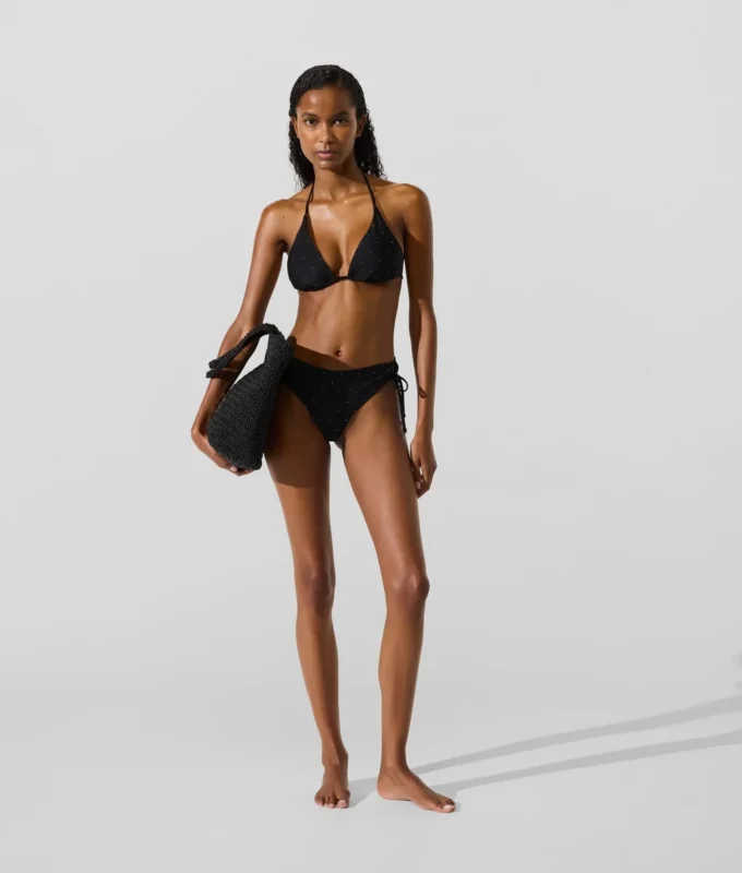 Ikon bikini-top med rhinestones