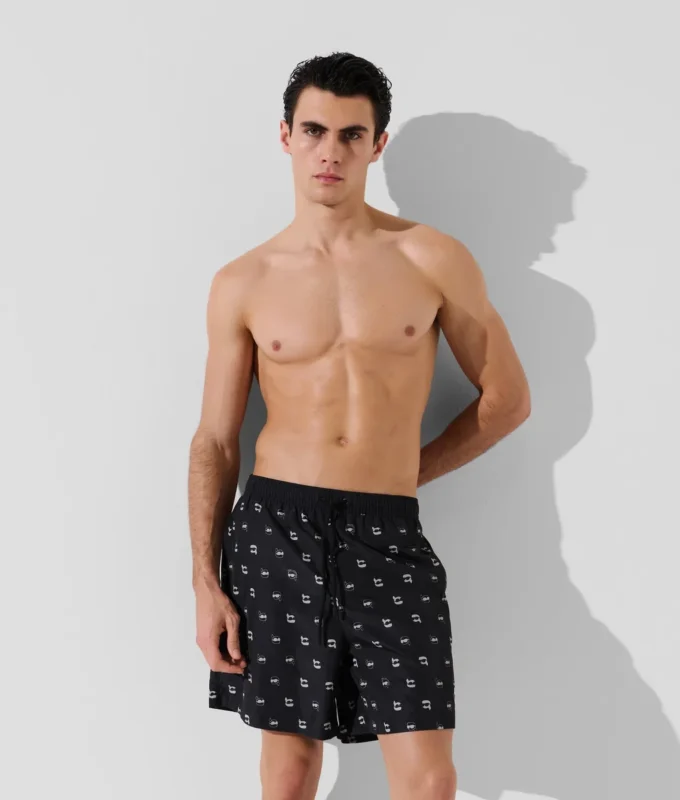 IKON BOARDSHORTS MED ALL-OVER-PRINT