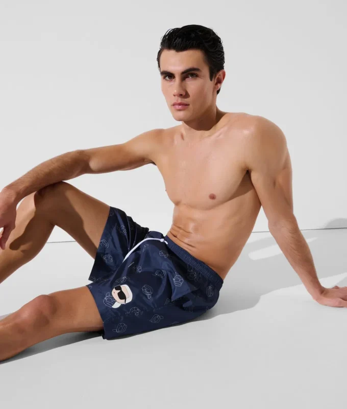 IKON BOARDSHORTS MED ALL-OVER-PRINT
