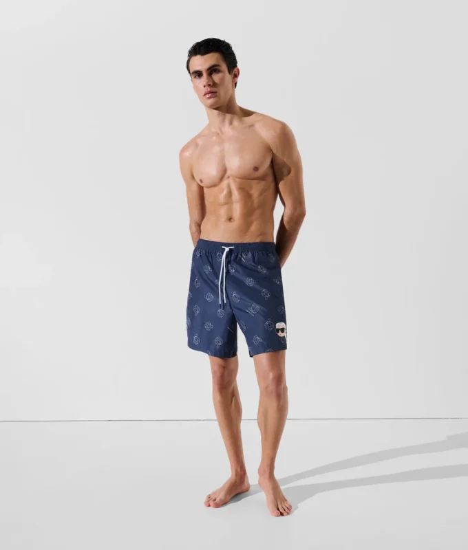 IKON BOARDSHORTS MED ALL-OVER-PRINT