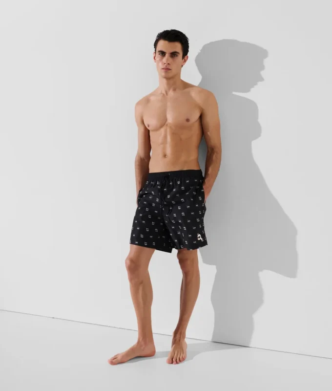 IKON BOARDSHORTS MED ALL-OVER-PRINT