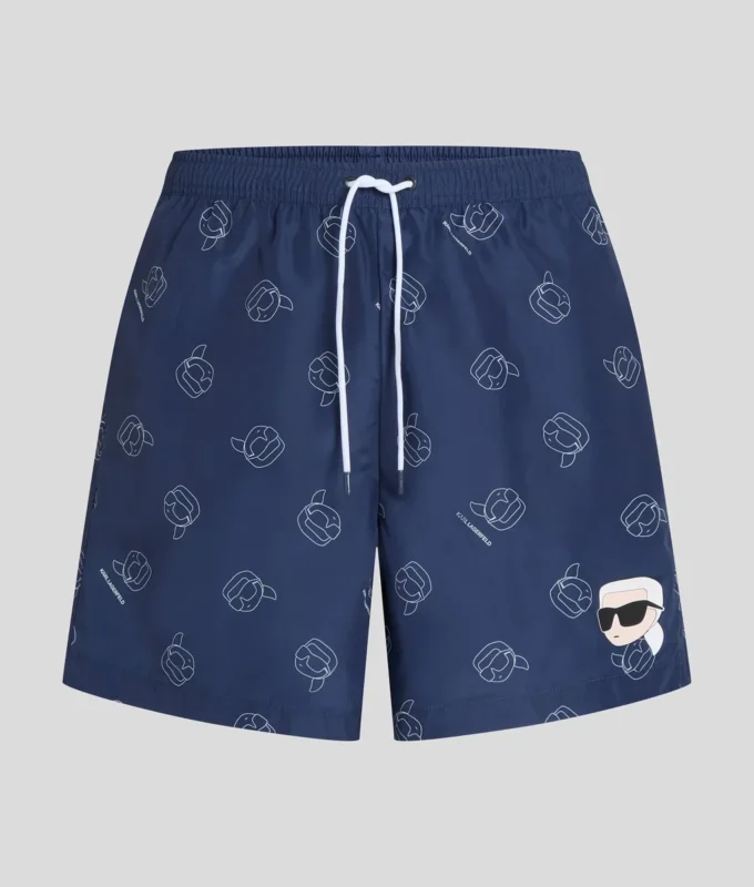 IKON BOARDSHORTS MED ALL-OVER-PRINT