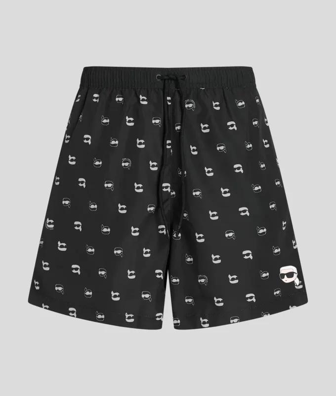 IKON BOARDSHORTS MED ALL-OVER-PRINT