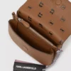 Ikon crossbody-taske i pebble-læder
