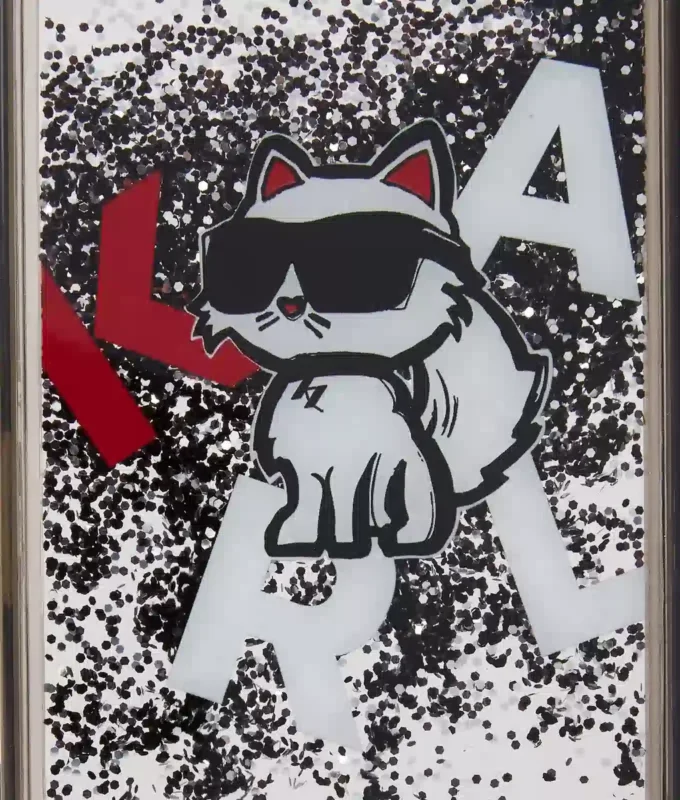 Ikon glitter iPhone 16 Pro Max-etui