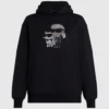 Ikon-hoodie med rhinestones