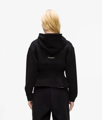 Ikon hoodie med snøre og lynlås