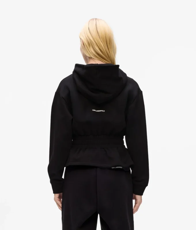 Ikon hoodie med snøre og lynlås