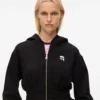 Ikon hoodie med snøre og lynlås