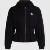 Ikon hoodie med snøre og lynlås