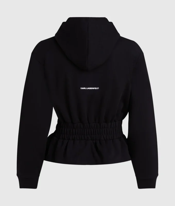 Ikon hoodie med snøre og lynlås