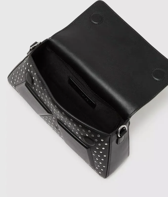 Ikon K crossbody-taske med nitter