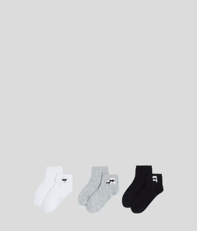 IKON KORTE SOKKER – 3-PACK