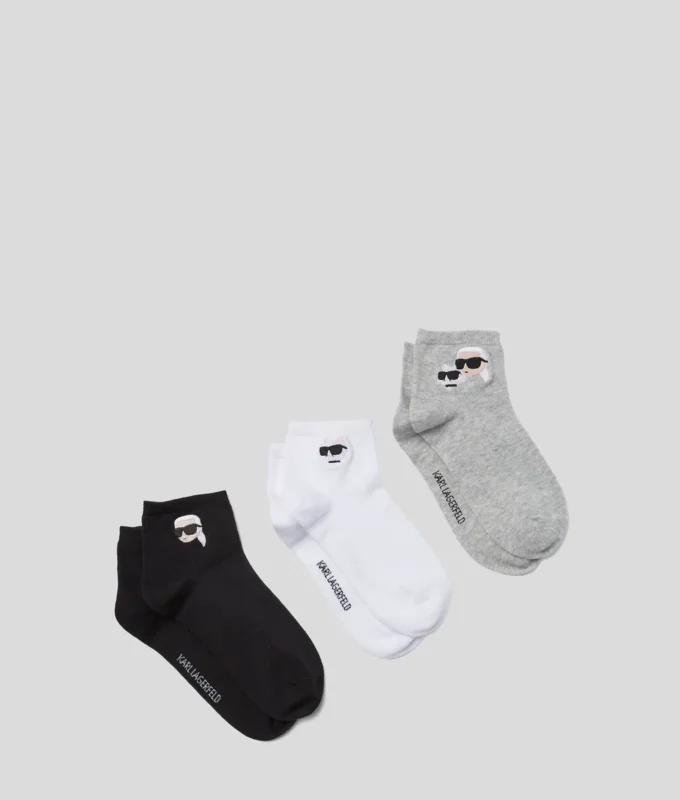 IKON KORTE SOKKER – 3-PACK