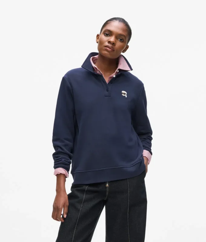 Ikon langærmet poloshirt