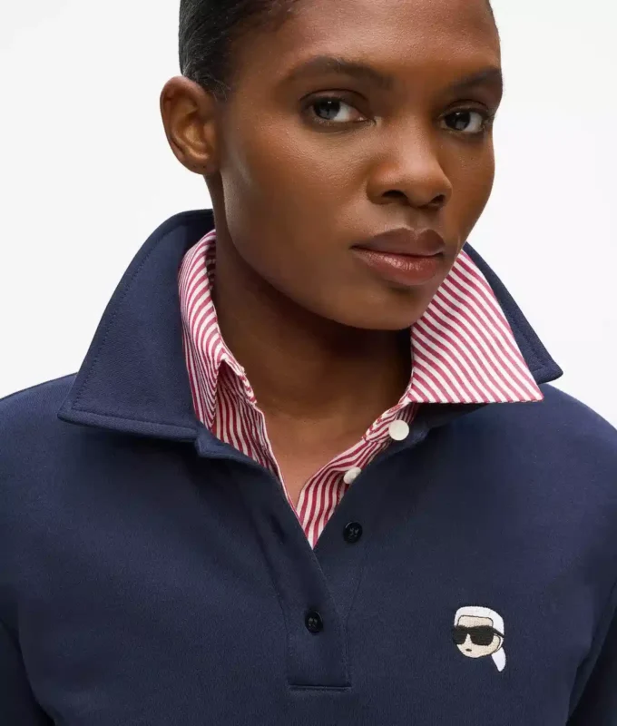 Ikon langærmet poloshirt