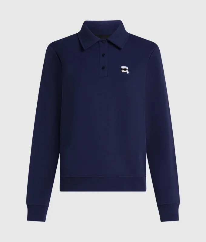 Ikon langærmet poloshirt