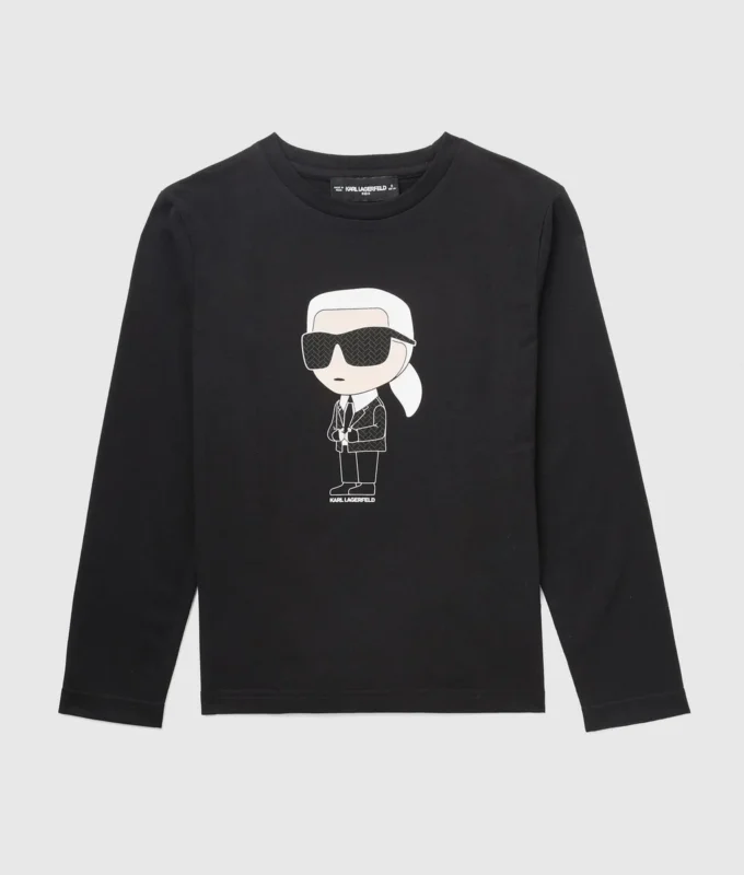 Ikon langærmet T-shirt til drenge