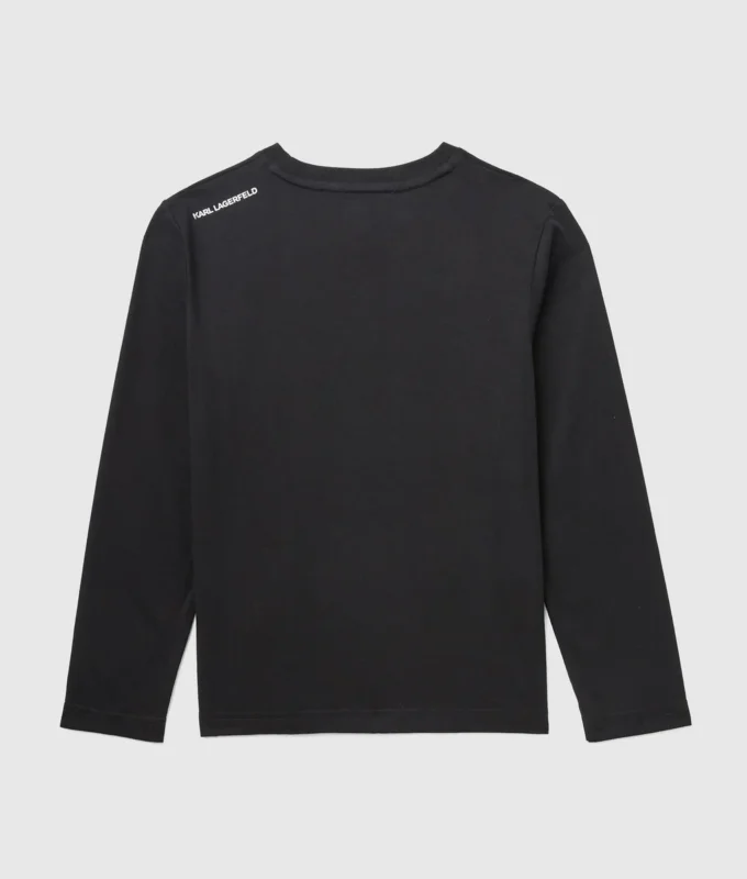 Ikon langærmet T-shirt til drenge