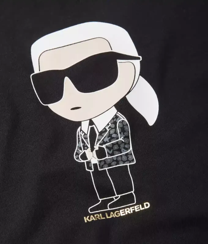 Ikon langærmet T-shirt til piger