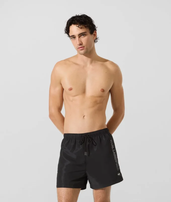 Ikon metalliske boardshorts