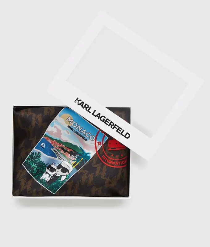 Ikon Monogram rejsefrimærke tørklæde