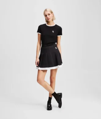 IKON PLISSERET MINI-NEDERDEL