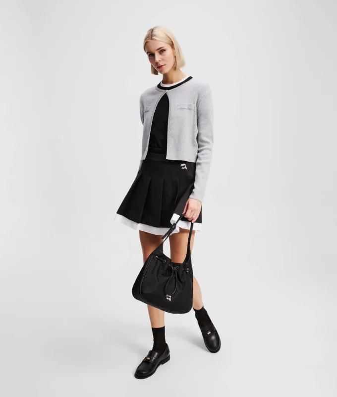 IKON PLISSERET MINI-NEDERDEL