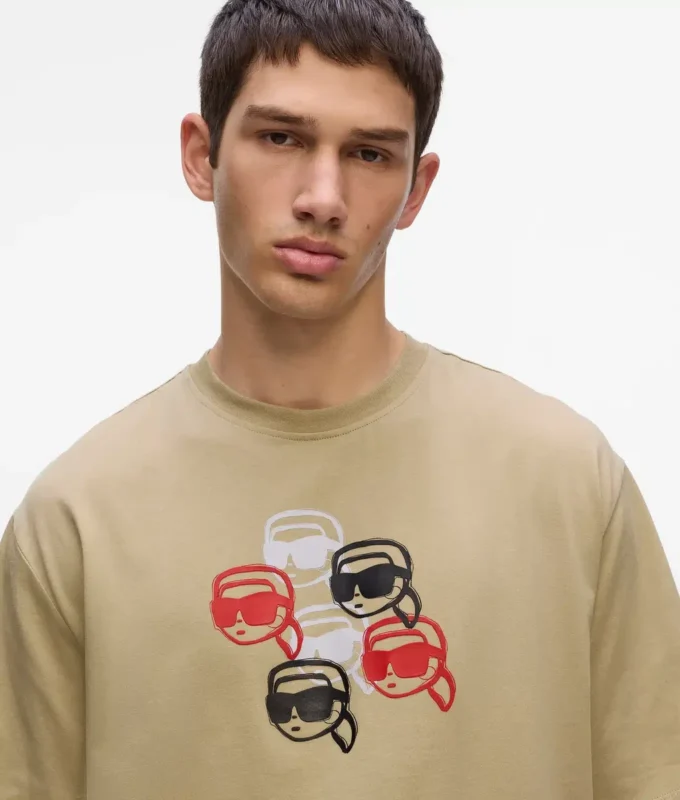 Ikon-print T-shirt