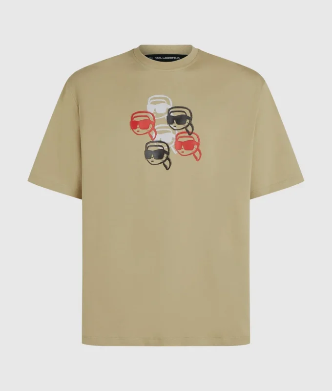Ikon-print T-shirt