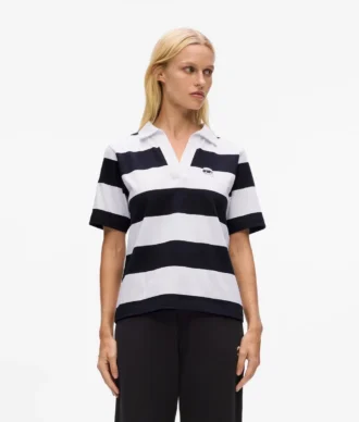 Ikon stribet poloshirt