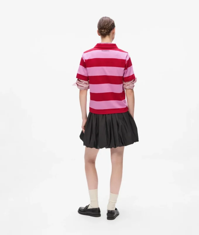Ikon stribet poloshirt