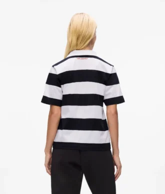 Ikon stribet poloshirt