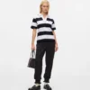 Ikon stribet poloshirt