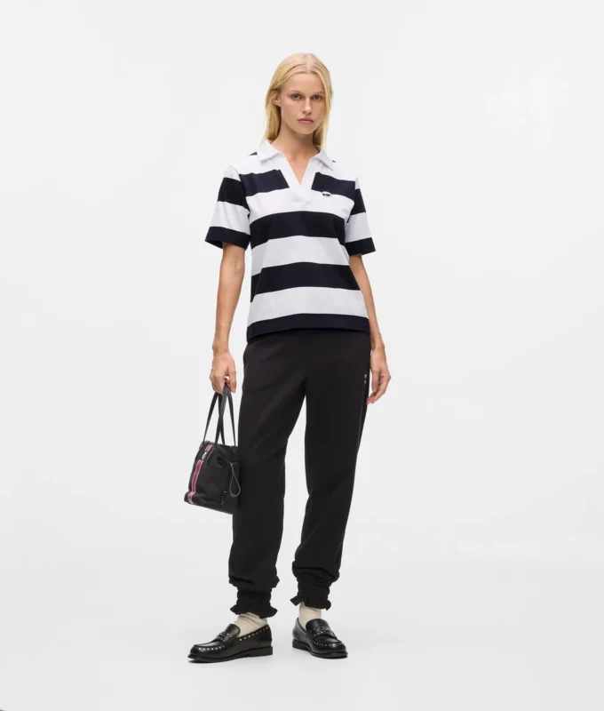 Ikon stribet poloshirt