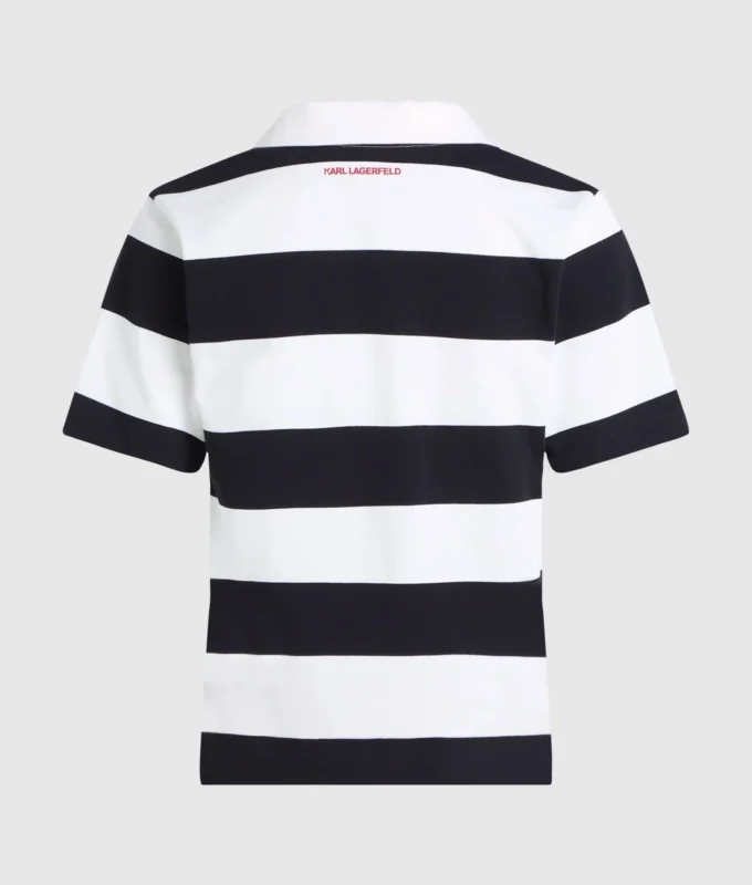 Ikon stribet poloshirt