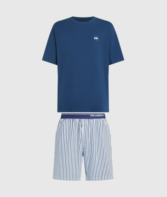 IKON STRIBET PYJAMASÆT