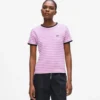 Ikon stribet rib-T-shirt