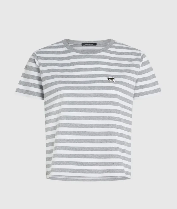Ikon stribet T-shirt