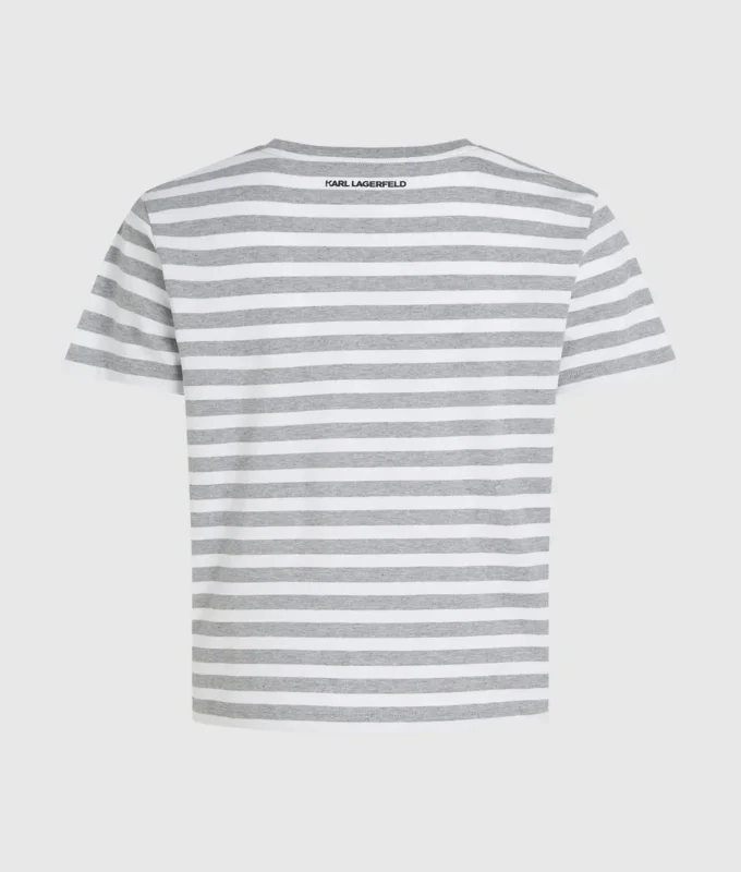 Ikon stribet T-shirt