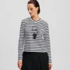 IKON STRIPE LANGÆRMET T-SHIRT