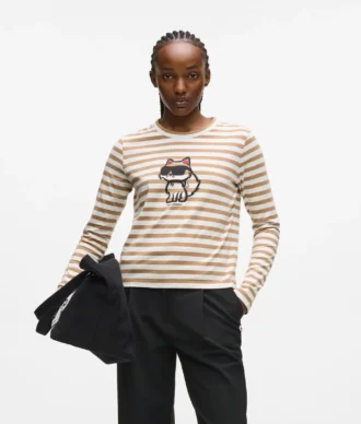 IKON STRIPE LANGÆRMET T-SHIRT