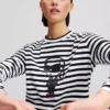 IKON STRIPE LANGÆRMET T-SHIRT