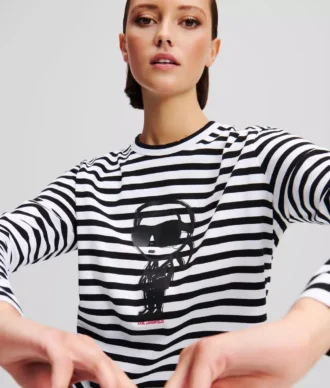 IKON STRIPE LANGÆRMET T-SHIRT