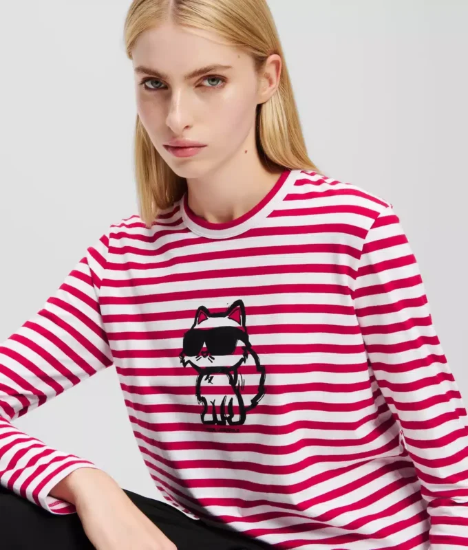 IKON STRIPE LANGÆRMET T-SHIRT